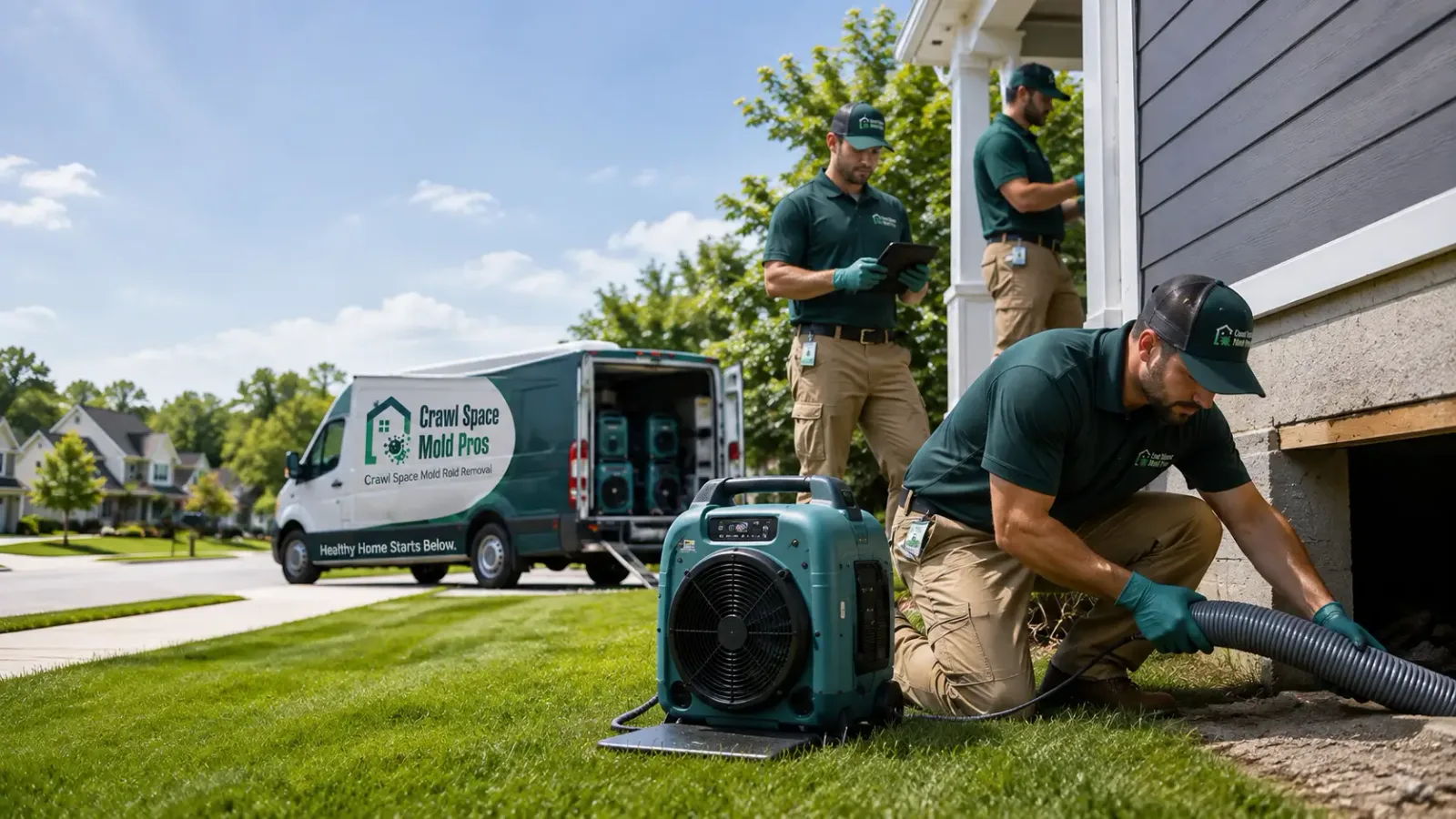 Crawl Space Mold Removal in South Webster, OH